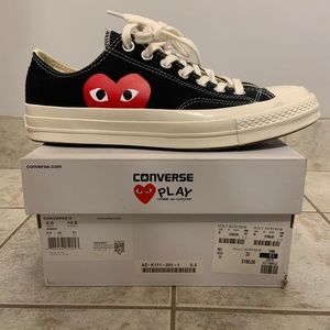 Converse half heart chuck lows